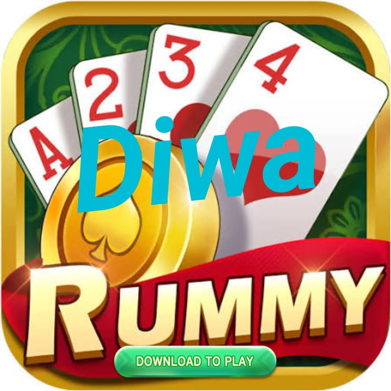 Diwa Rummy game app logo